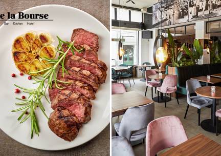 3-gangen keuzediner bij De la Bourse