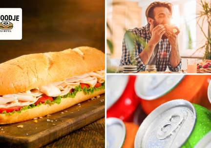 Belegd broodje + drankje voor afhaal