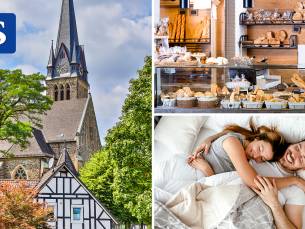 Overnachting voor 2 personen + tegoedbon van â¬5 voor de bakker + late check out