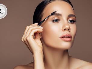 Wenkbrauw- of wimperbehandeling naar keuze