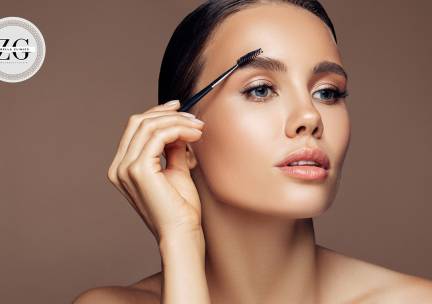 Wenkbrauw- of wimperbehandeling naar keuze