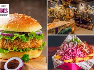 Hamburger naar keuze + friet + saus of 2- of 3-gangen keuzediner bij Pommes Valkenburg