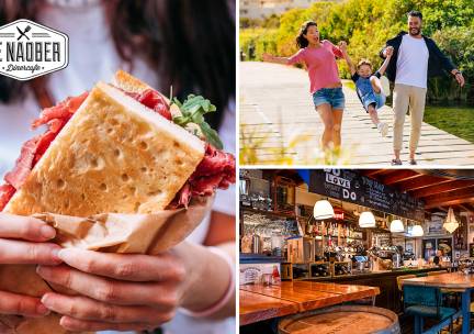 Wandelarrangement incl. warme drank + gebak + 2-gangenlunch bij De Naober
