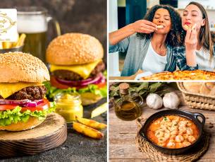 3-gangen keuzediner of -lunch