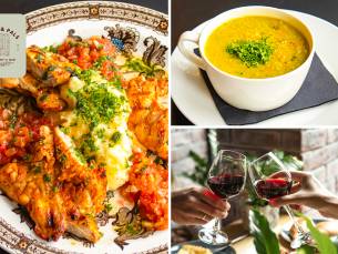 3-gangendiner Ã  la carte bij Petals & Pals