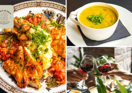 3-gangendiner Ã  la carte bij Petals & Pals