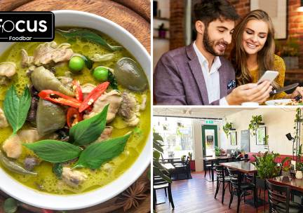 2- of 3-gangen keuzediner bij Focus Foodbar