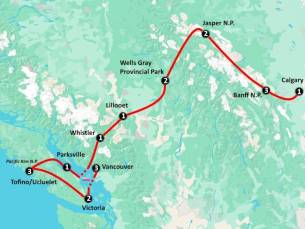 From Coast to Mountains (21 dagen)