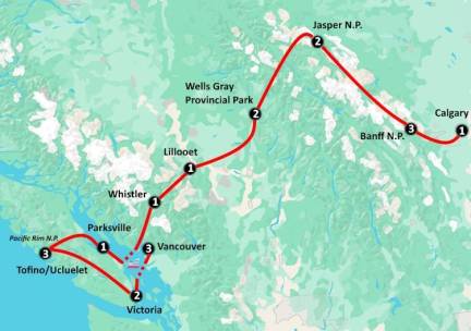 From Coast to Mountains (21 dagen)
