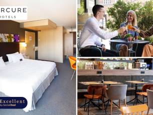 Overnachting voor 2 + ontbijt + late check-out + welkomstdrankje in het hart van Valenciennes