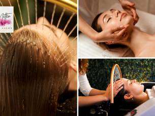 Head spa naar keuze (75, 90 of 100 min) + evt. mini-gezichtsbehandeling