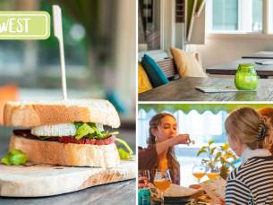 Lunchgerecht en seizoenssoep bij Restaurant West Utrecht