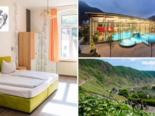 2 overnachtingen voor 2 + ontbijt + fles wijn + optioneel wellness nabij de Moezel