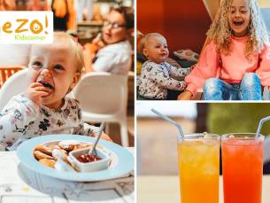 Warme drank + gebak of limonade + poffertjes