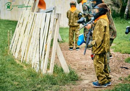 Paintball + patat met saus bij Borgerswold Experience