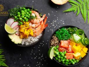 2 pokÃ©bowls naar keuze voor afhaal of bezorging bij Woensel Wereldkeukens
