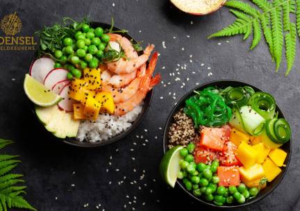 2 pokÃ©bowls naar keuze voor afhaal of bezorging bij Woensel Wereldkeukens