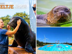 Entree voor Deltapark Neeltje Jans