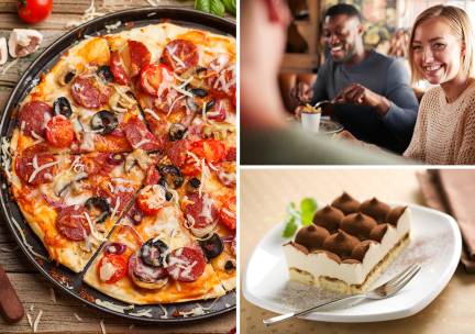 Italiaans 4-gangen keuzediner bij Pizzeria Trattoria Il Porto