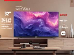 Tornado 32ES4301X Frameless 32 inch HD Smart LED TV