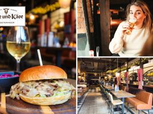 Warme drank + apfelstrudel, 2-gangen keuzelunch of hoofdgerecht + halve liter bier