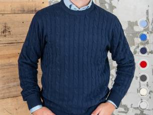 Cappuccino Cristiano Cable Sweater