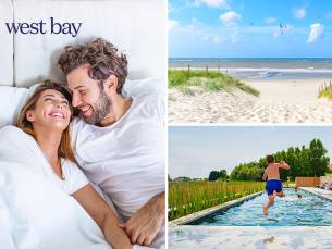Overnachting voor 2 tot 6 personen + parkeren + late check-out aan de Belgische kust