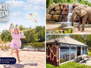 Midweek of weekend (3-6 personen) bij Lake Resort Beekse Bergen + toegang Safaripark Beekse Bergen