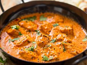 Indiaas 2-gangendiner + naanbrood of rijst voor afhaal bij Punjabi Kipcurry House