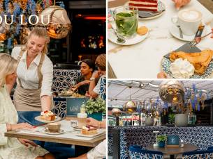 Koffie of thee + gebak naar keuze bij Chez Lou Lou
