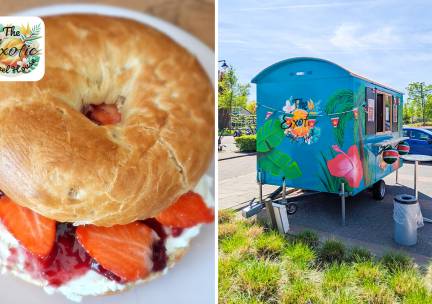 Surinaamse bagel + drankje naar keuze voor afhaal
