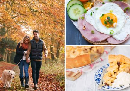 Wandelarrangement incl. warme drank + gebak + 2-gangenlunch bij Herberg Eijg&Wijs