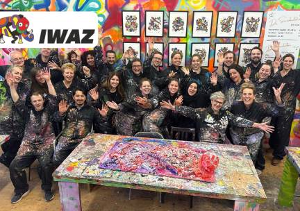 Workshop naar keuze bij Iwaz Art