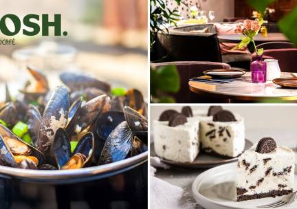 2-gangen mosseldiner bij GrandcafÃ© Josh