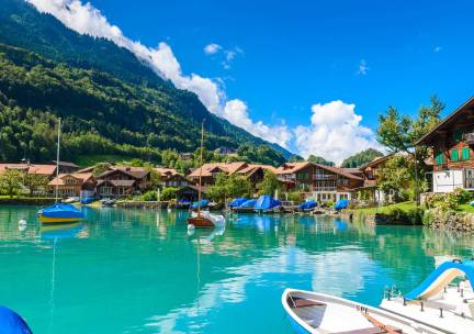 De Zwitserse meren op het gemak