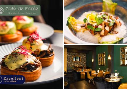 Luxe 2- of 3-gangenlunch van de chef bij Café de Florèz