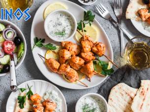 Grieks 2-gangendiner + warme drank bij Restaurant Minos