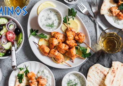 Grieks 2-gangendiner + warme drank bij Restaurant Minos