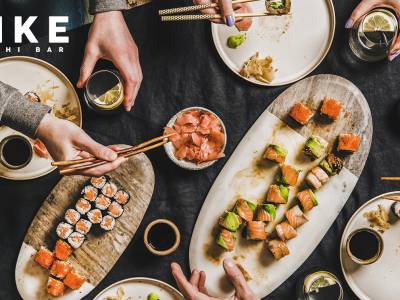 Sushibox voor afhaal (24, 48 of 72 stuks) bij LIKE Sushi Bar