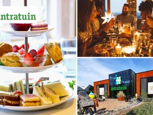 Winterse high tea (2 uur) of 3-gangen keuzediner bij Intratuin Lisse