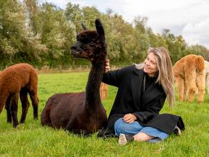 Alpaca experience (1,5 uur) + koffie/thee + gebak
