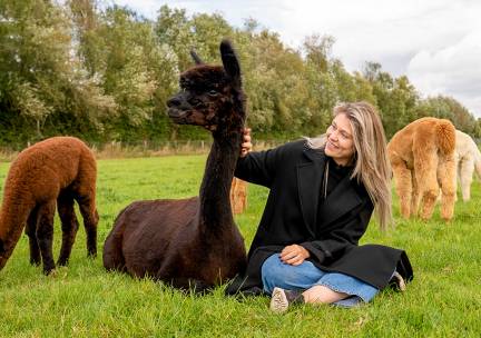 Alpaca experience (1,5 uur) + koffie/thee + gebak