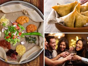 Afrikaans 3-gangen keuzediner of shared dining-diner bij Restaurant Moseb