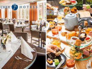 High Tea, High Wine, High Beer of High Bubbles voor 2 bij Fletcher Hotels