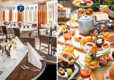 High Tea, High Wine, High Beer of High Bubbles voor 2 bij Fletcher Hotels
