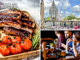 Spareribs (600 gr.) van de Big Green Egg bij Brasserie bij Broer Gouda