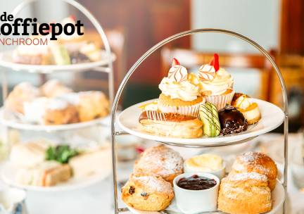 High tea naar keuze (2 uur) bij De Koffiepot