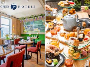 High Tea, High Wine, High Beer of High Bubbles voor 2 bij Fletcher Hotels