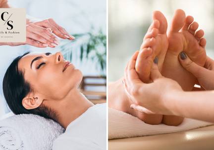1 of 3 reiki- of voetreflexbehandeling(en) of aromatouch-behandeling (60 min)