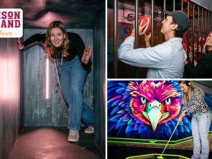 Prison Island (1,5 of 2 uur) + bittergarnituur + evt .Glow Minigolf